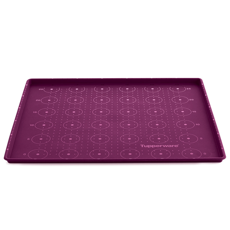 silikon-backblech mit rand rotkohl