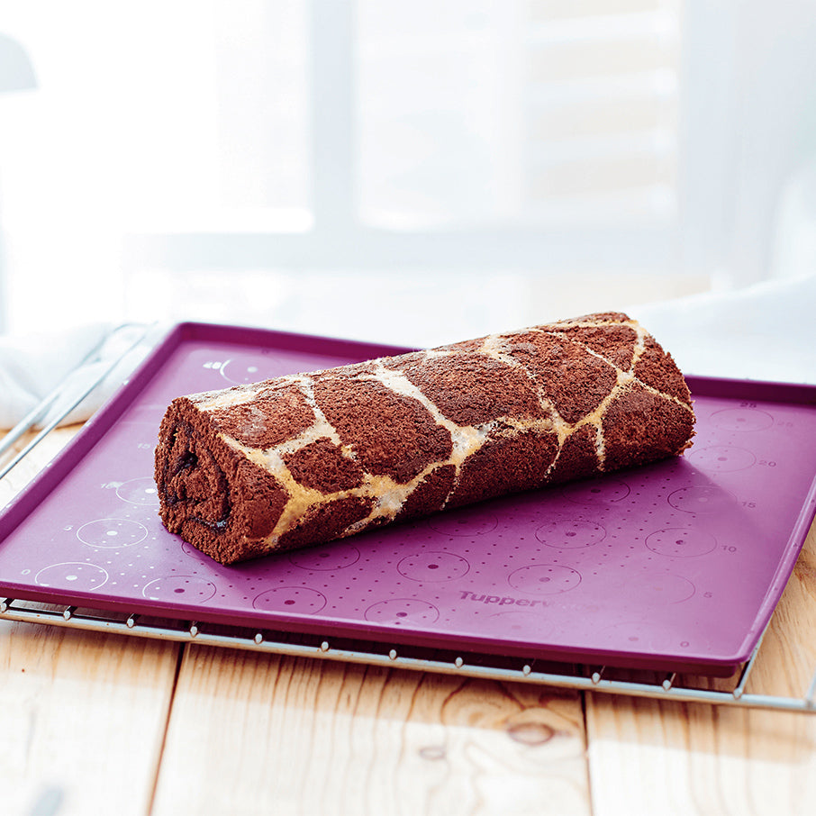 silikon-backblech mit rand rotkohl