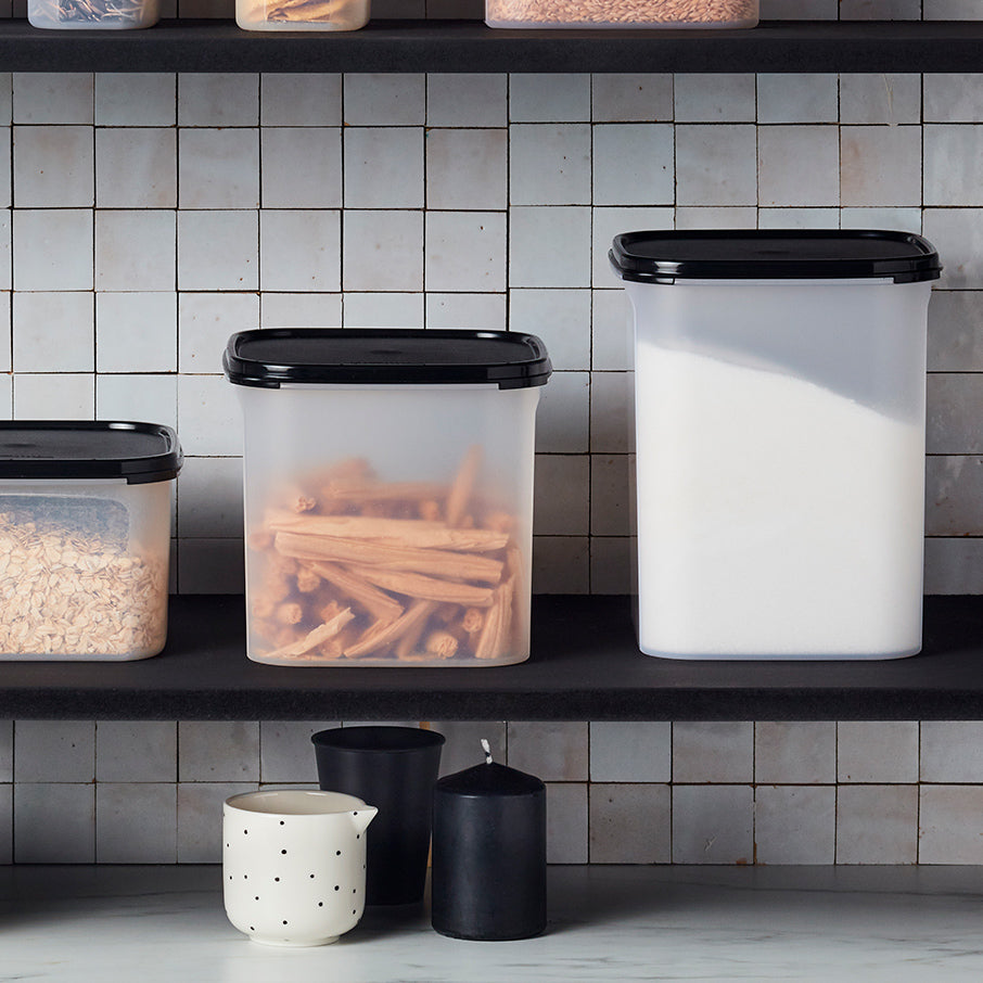 tupperware modular mates quadrat 4 vorratsdose tiefschwarz