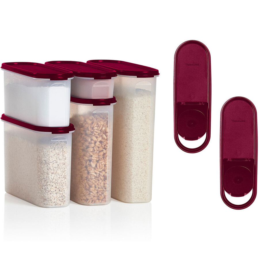 tupperware modular mates super oval set tiefschwarz