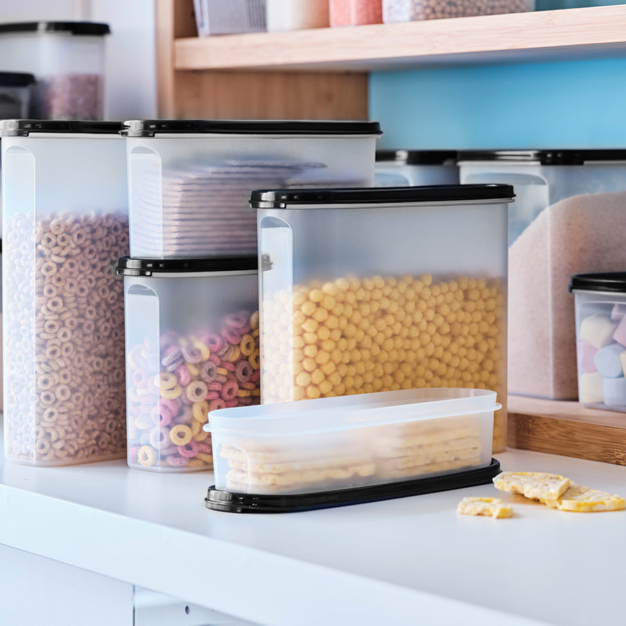tupperware modular mates super oval 1 vorratsdose tiefschwarz