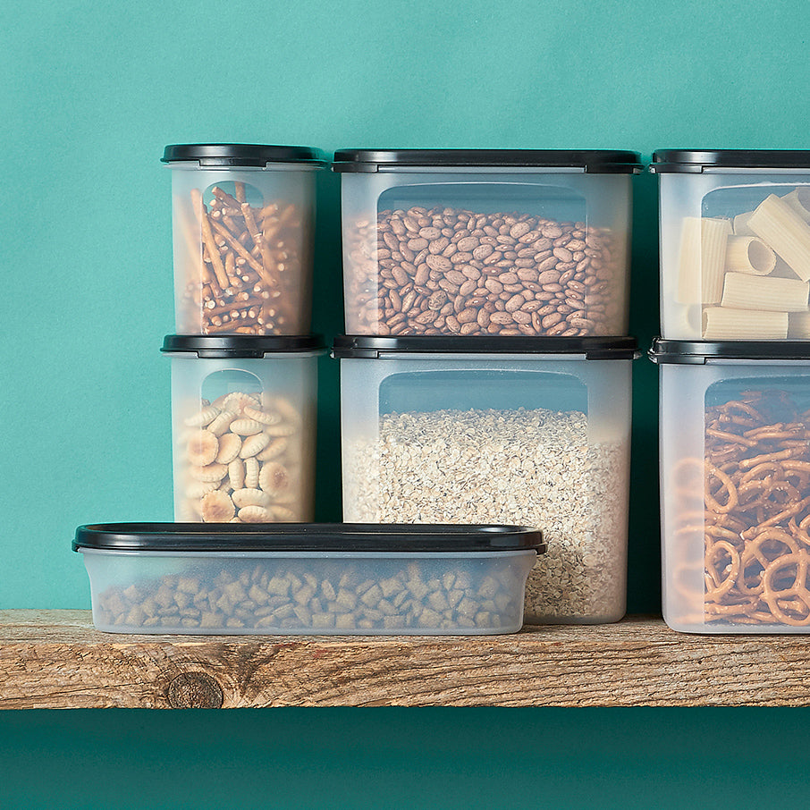 tupperware modular mates super oval 1 vorratsdose tiefschwarz