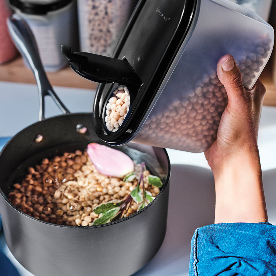tupperware modular mates oval ausgießverschluss lebensmittelaufbewahrung tiefschwarz