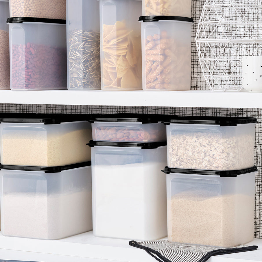 tupperware modular mates quadrat 1 vorratsbehälter tiefschwarz