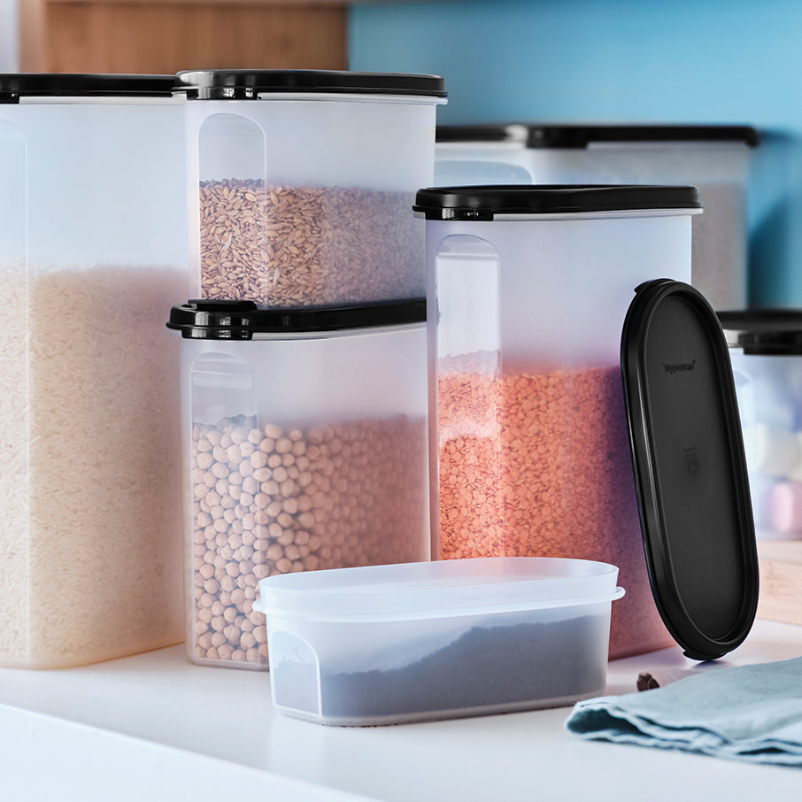 tupperware modular mates oval 1 vorratsdose tiefschwarz