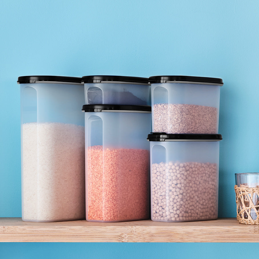 tupperware modular mates oval 1 vorratsdose tiefschwarz
