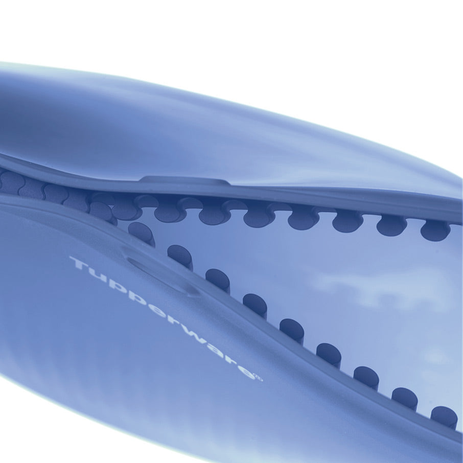 ultimativer silikon-standbeutel groß transparentes basic-blau