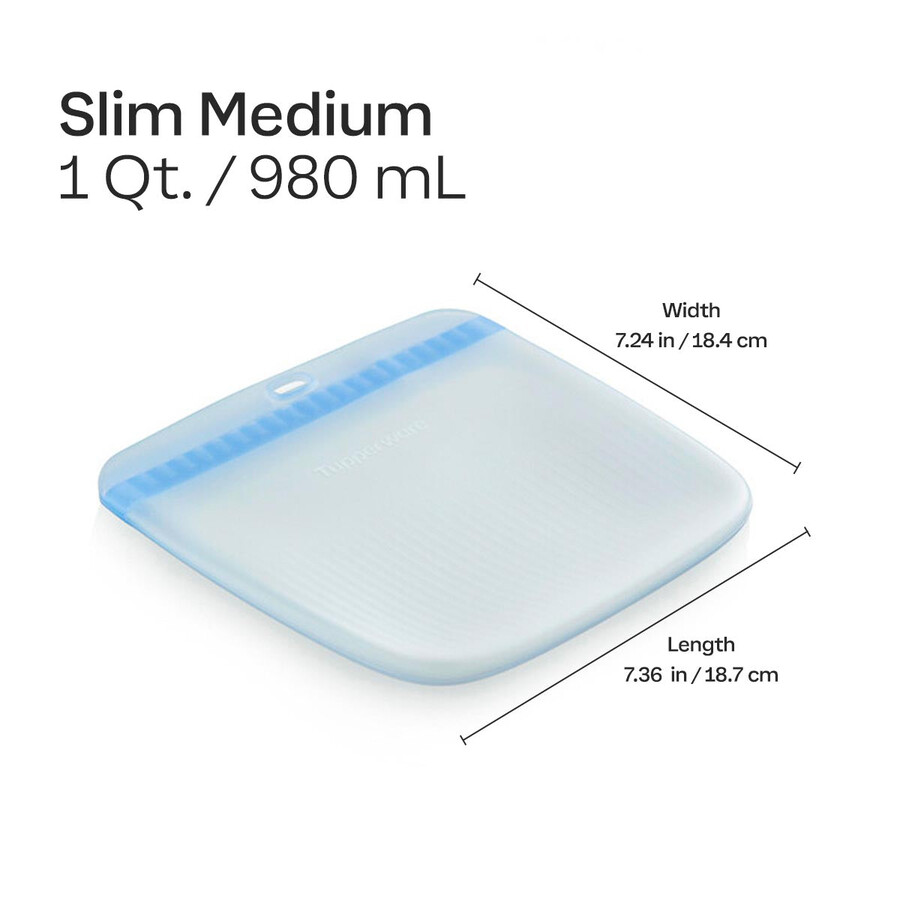 ultimative schlanke silikontasche mittelgroß transparentes aquamarin