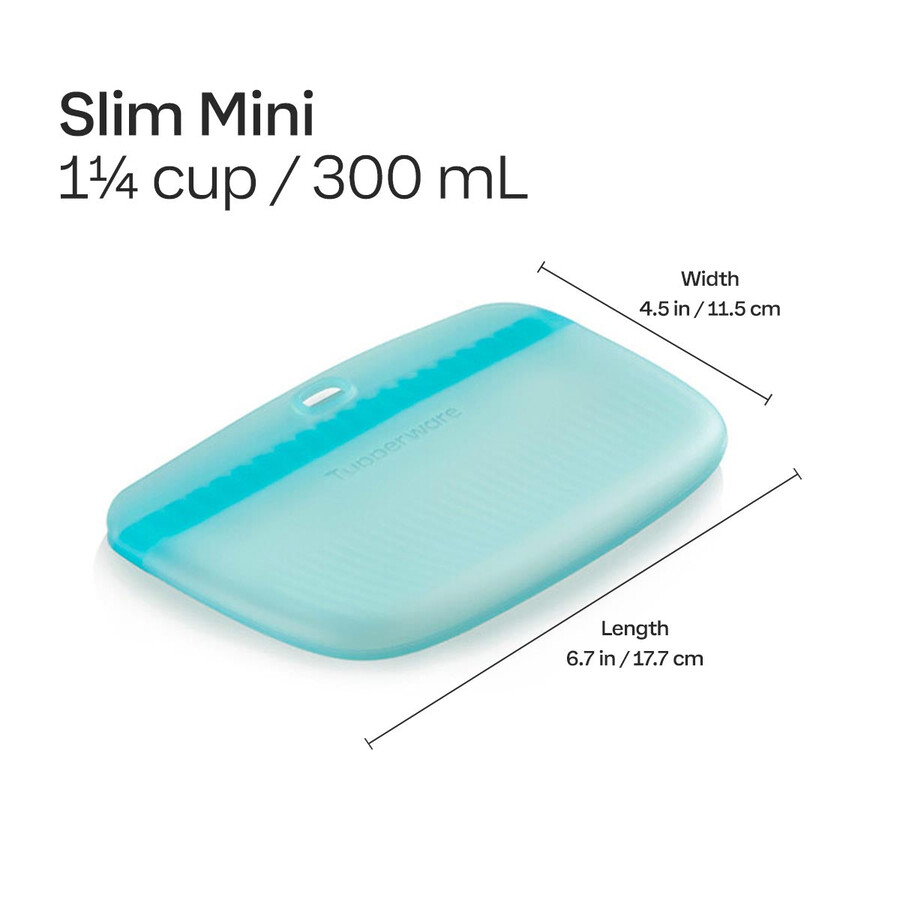 ultimative schlanke silikontasche mini transparenter farbton icelandic mist