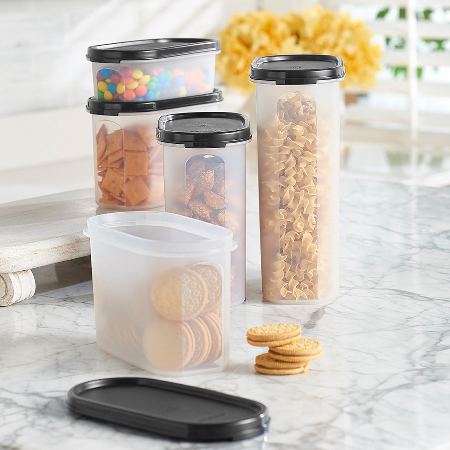 tupperware modular mates oval 2 vorratsdose tiefschwarz