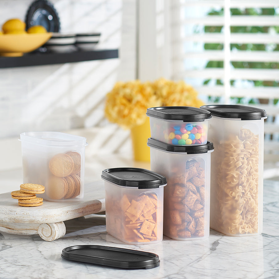 tupperware modular mates oval 3 vorratsdose tiefschwarz