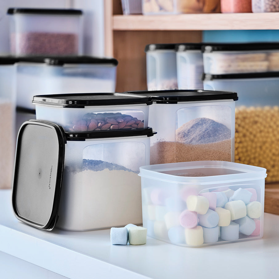 tupperware modular mates square 2 vorratsdose tiefschwarz