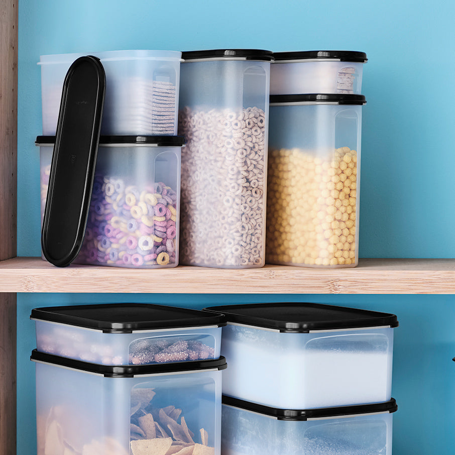 tupperware modular mates super oval 5 vorratsdose tiefschwarz
