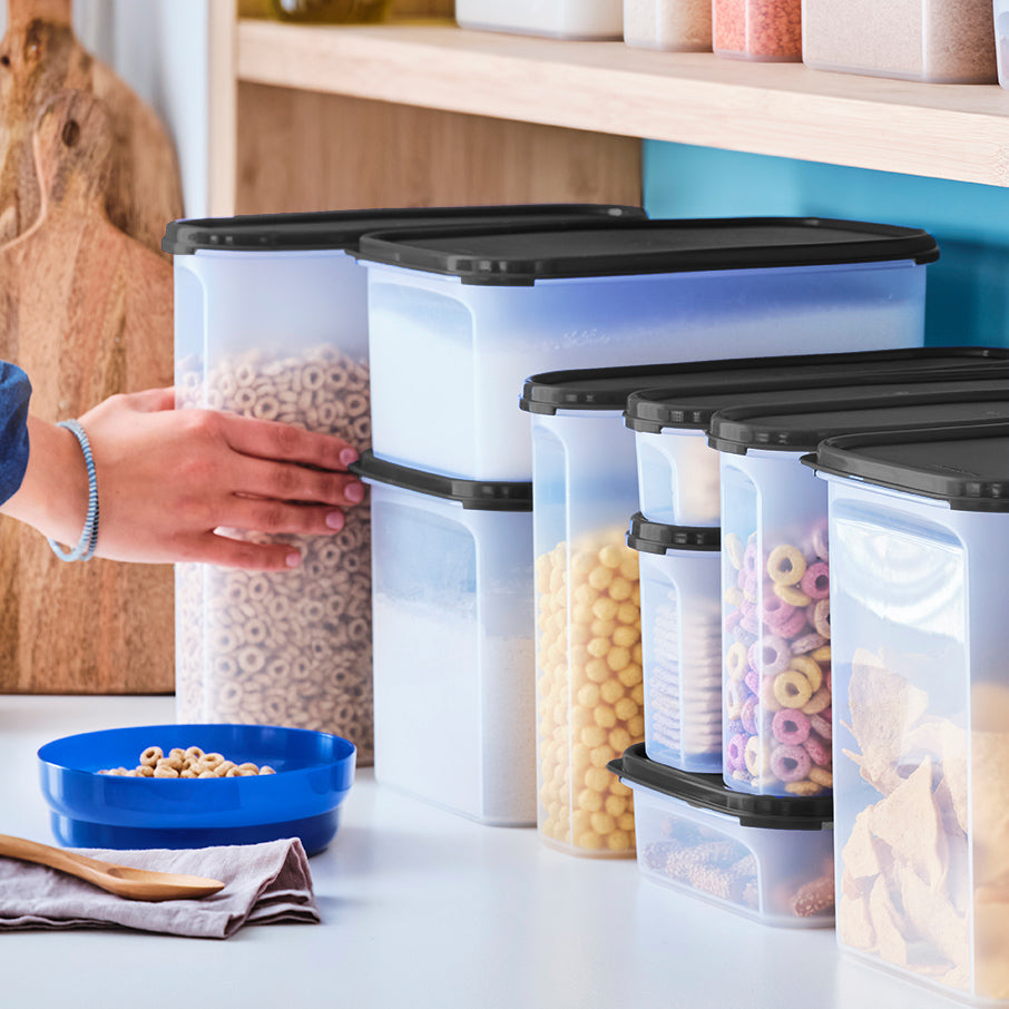 tupperware modular mates super oval 5 vorratsdose tiefschwarz