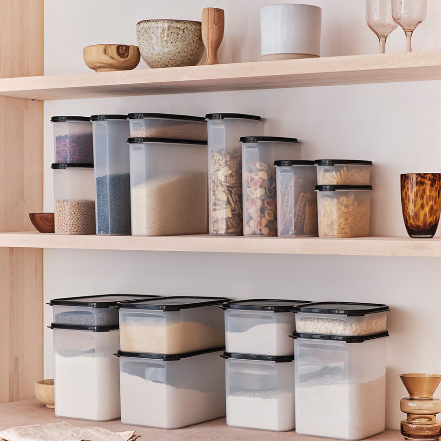 tupperware modular mates super oval 2 vorratsdose tiefschwarz