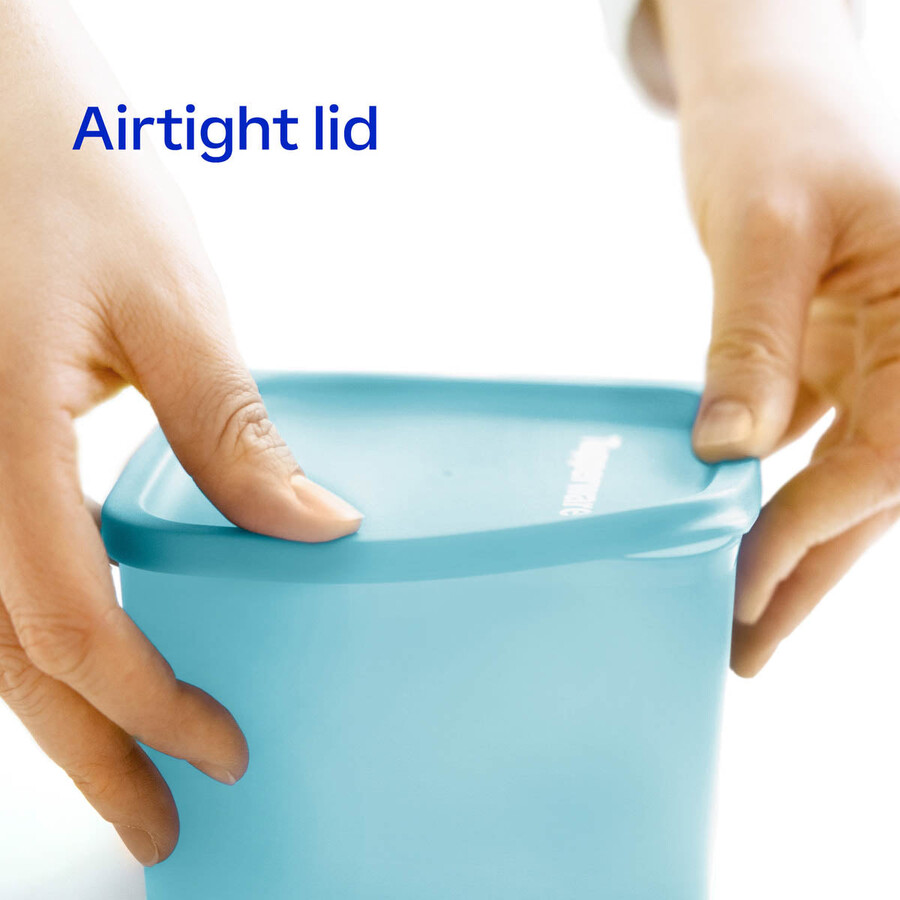 basic bright 6-teiliges set quadratisch blau