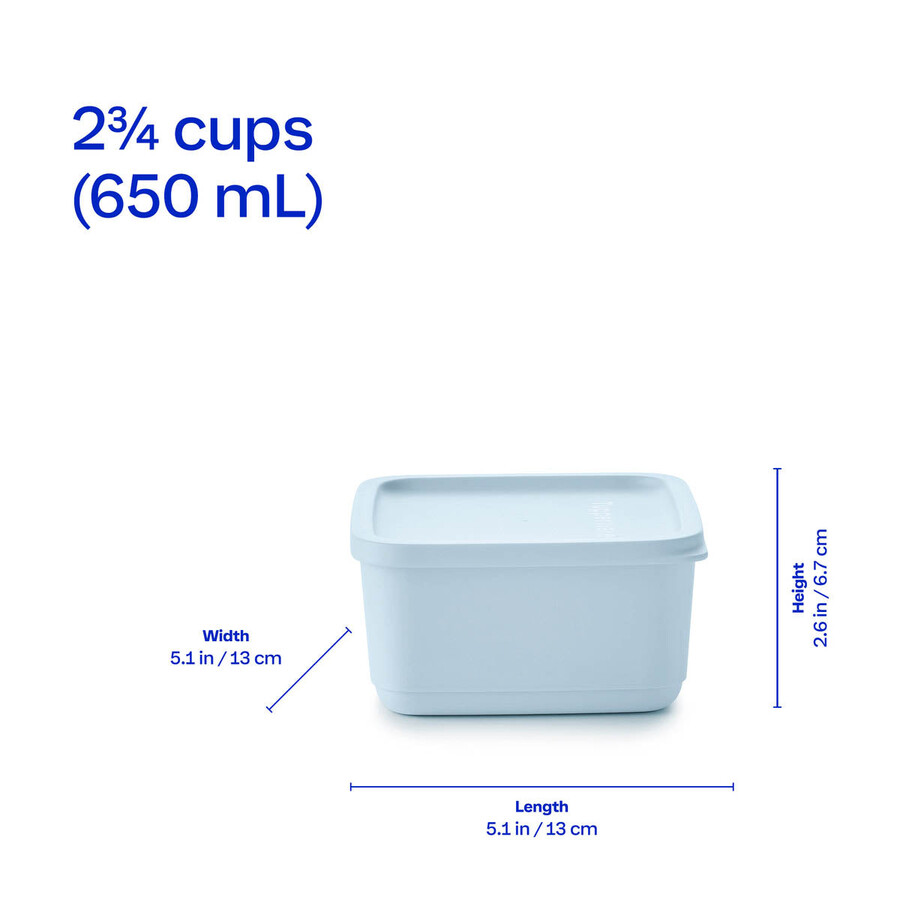 basic bright 6-teiliges set quadratisch blau