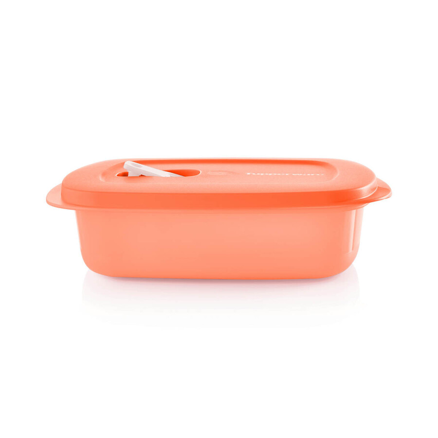 crystalwave plus rechteckig 4 tassen 1 liter orange
