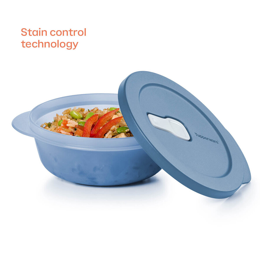 crystalwave plus rundes set blau orange