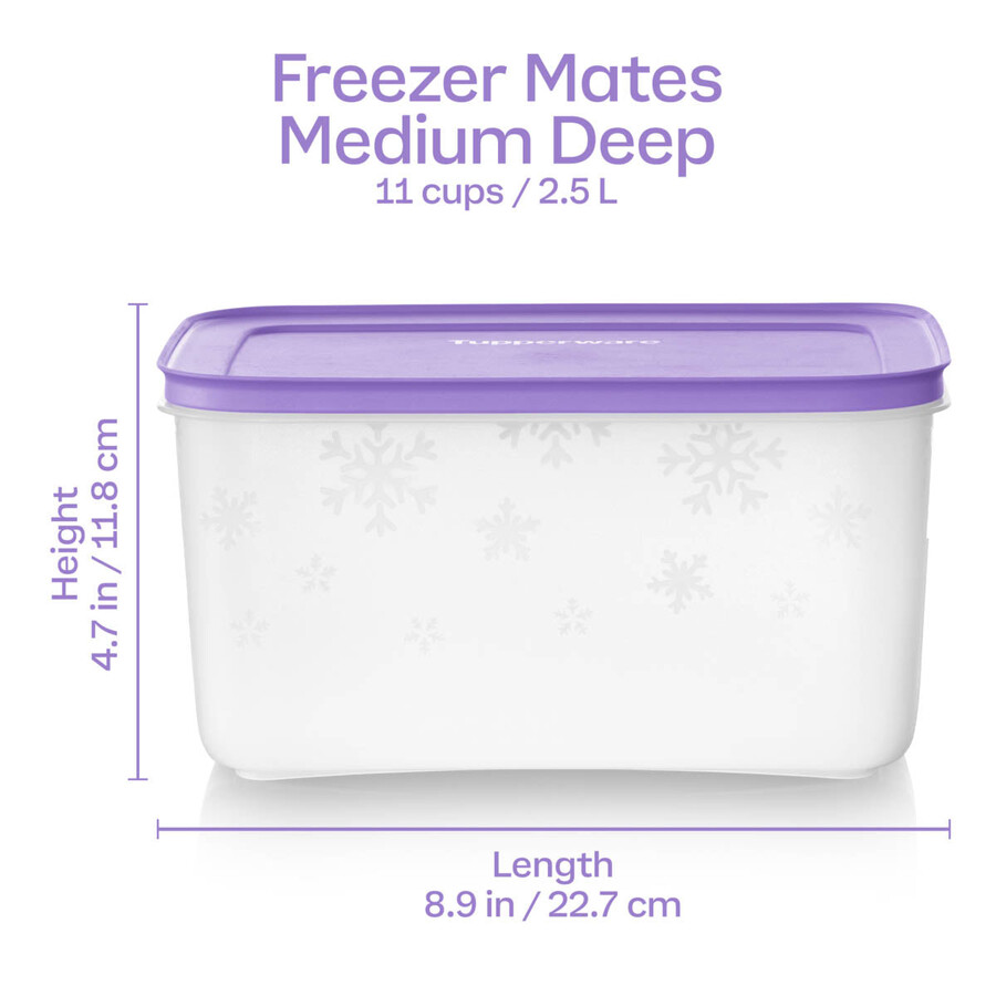 tupperware freezer mates plus mitteltief vorratsbehälter sorbetdeckel