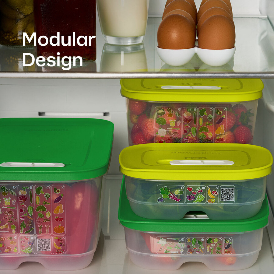 fridgesmart 4-teiliges starterset margarita klein tief wintergrün mittel mitteltief