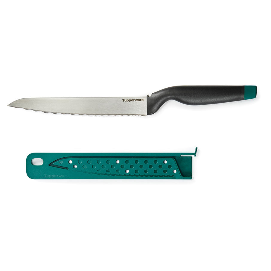 tupperware amazing series brotmesser geheimnisvolles grün