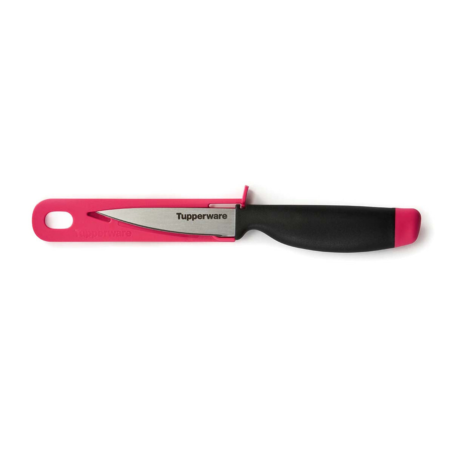 tupperware schälmesser der amazing series rubinrot