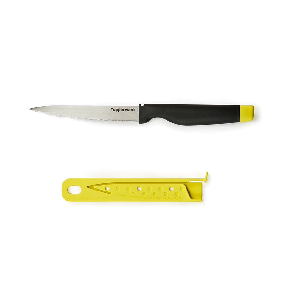 tupperware amazing series universalmesser mit wellenschliff zitrone