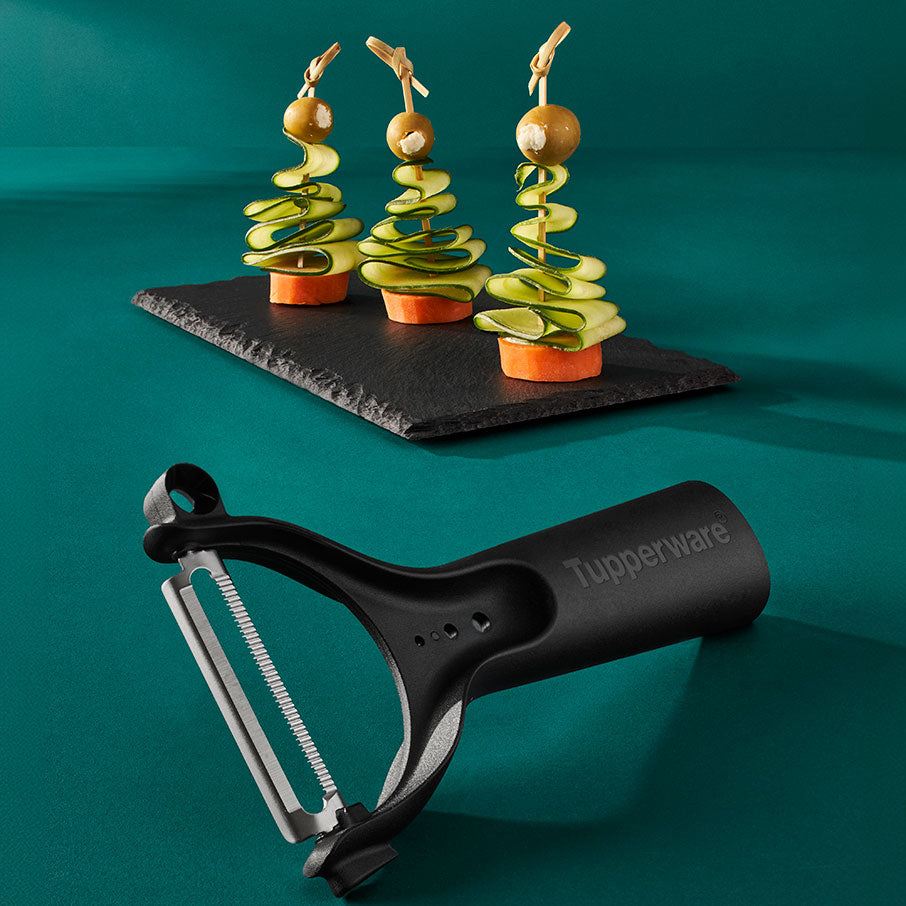 5-in-1 universal-sparschäler tiefschwarz