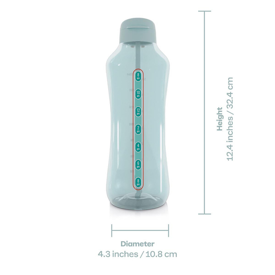 ecoaquavibe flasche 2 l aquamarin