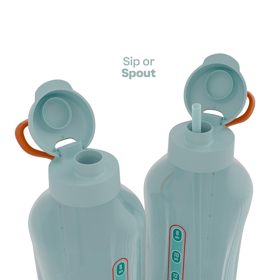 ecoaquavibe flasche 2 l aquamarin