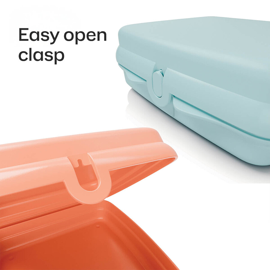 tupperware sandwich-behälter – 2 leicht zu öffnende lunchboxen für kinder