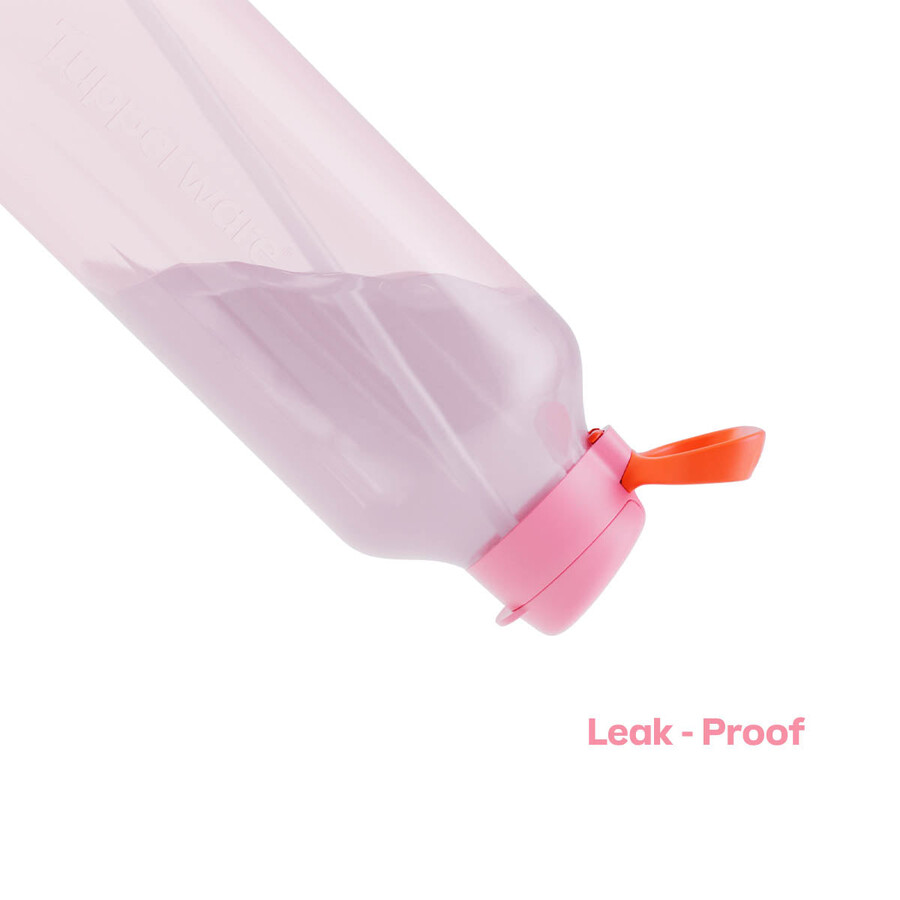 tupperware aquavibe wasserflasche 2 l pink weiches bonbon